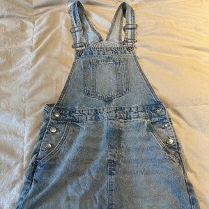 H&M Divided Jean Skirt Overalls Size 0